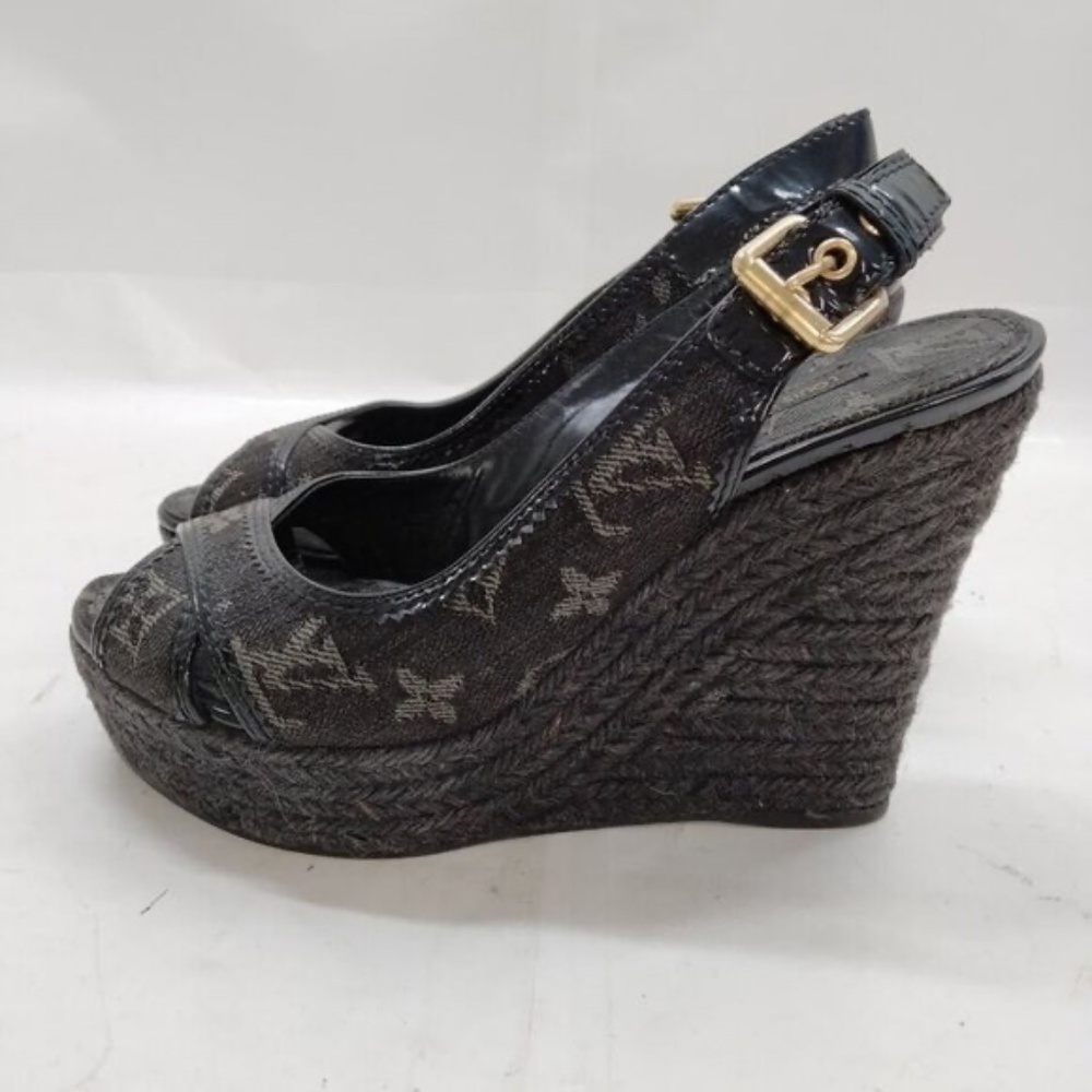 100% Authentic Louis Vuitton MONOGRAM DENIM Sandal